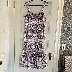 Ann Taylor Bohemian Long Print Women's Dress